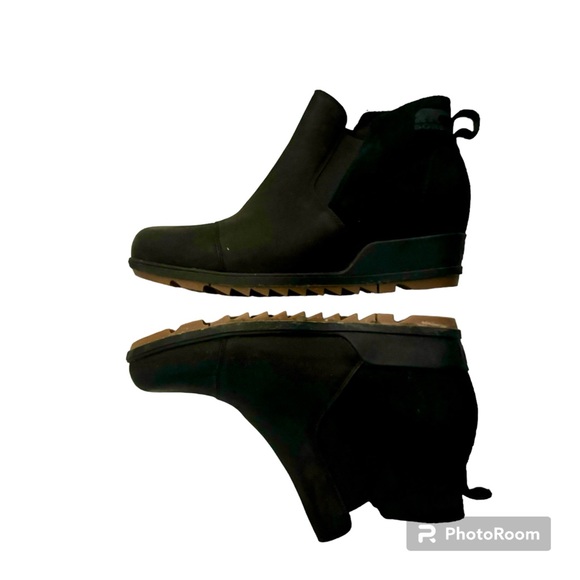 SOREL Evie Pull-On Boot Bootie Black 11 - Picture 5 of 13